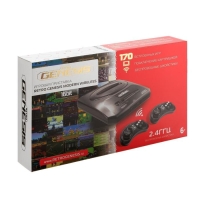 Игровая приставка Sega Retro Genesis Modern Wireless,16 Bit, 2 беспр. джойст.,170 игр,черная