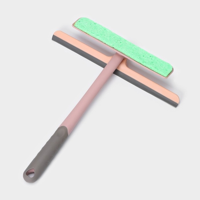 Щётка для окон Доляна «Элит», целлюлозная губка 21×4 см, поворотный силиконовый водосгон27,5, 28×34×6 см, цвет МИКС Щётка для окон Доляна «Элит», целлюлозная губка 21×4 см, поворотный силиконовый водосгон27,5, 28×34×6 см, цвет МИКС