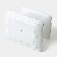 Этажерка для фруктов и десертов Доляна &laquo;Вивьен&raquo;, 2 ярусная, пластик, прямоугольная, 22.5&times;16 см, 26.5&times;19 см, белая