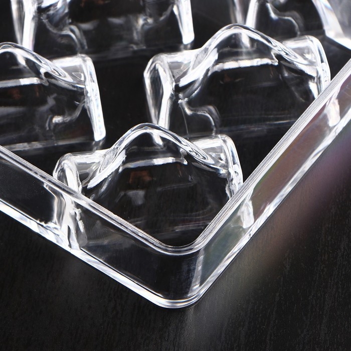 Форма для конфет и шоколада KONFINETTA «Плетёный батон», 27,5×17,5×2,5 см, 21 ячейка 3,5×1,5×1,5 см, цвет прозрачный Форма для конфет и шоколада KONFINETTA «Плетёный батон», 27,5×17,5×2,5 см, 21 ячейка 3,5×1,5×1,5 см, цвет прозрачный