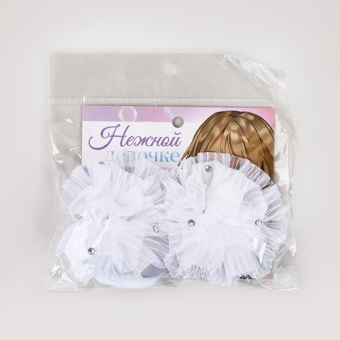 Бант для волос «Нежной девочке» школьный, 2 шт. Бант для волос «Нежной девочке» школьный, 2 шт.