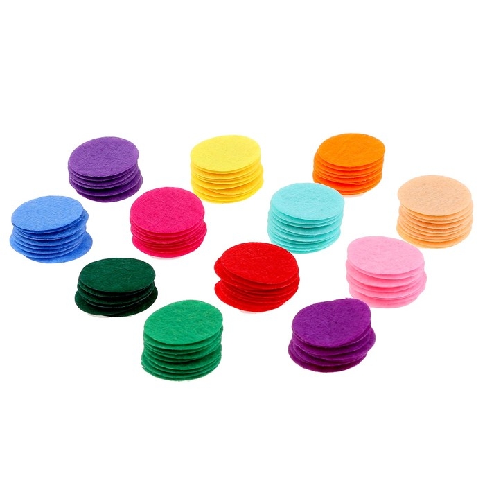Диски фетровые для творчества и декора «Кружочки», 250 шт., размер 1 шт. — 2,5 см, цвет МИКС Диски фетровые для творчества и декора «Кружочки», 250 шт., размер 1 шт. — 2,5 см, цвет МИКС