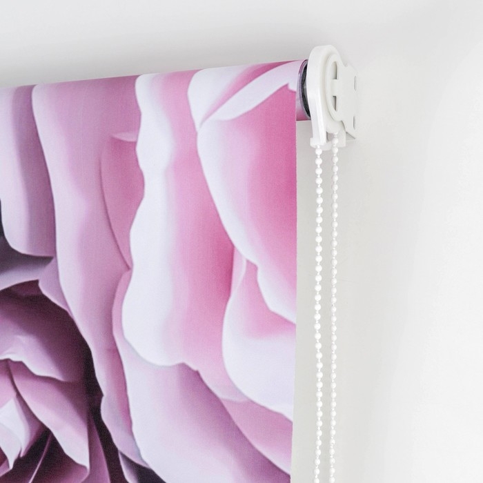 Штора рулонная 3D принт &laquo;Розы&raquo;, блэкаут, 90&times;200 см (с учётом креплений 3,5 см)
