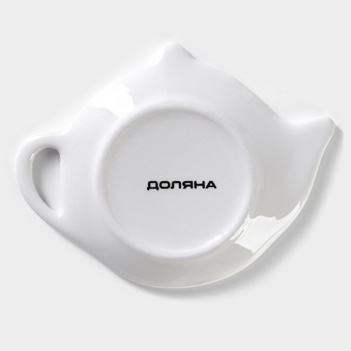 Подставка под чайный пакетик Доляна «Эвкалипт», 12×9×1,5 см Подставка под чайный пакетик Доляна «Эвкалипт», 12×9×1,5 см