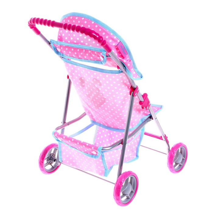 Коляска для кукол летняя, с крышей, металлический каркас Коляска для кукол летняя, с крышей, металлический каркас