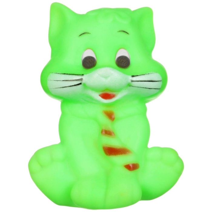 Резиновая игрушка для ванны «Котик», с пищалкой, 1 шт, цвет МИКС, Крошка Я Резиновая игрушка для ванны «Котик», с пищалкой, 1 шт, цвет МИКС, Крошка Я