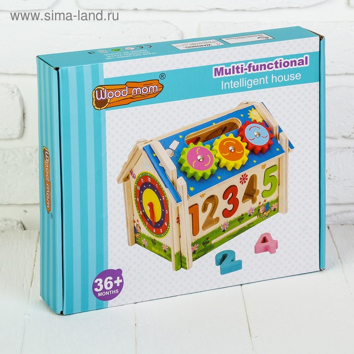 Сортер «Домик с шестерёнками» Сортер «Домик с шестерёнками»