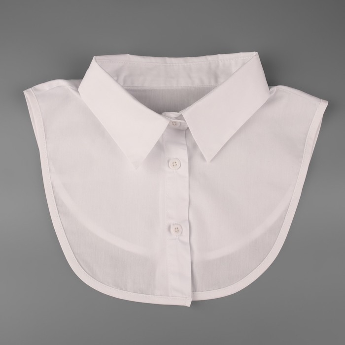 Воротник ложный, диаметр горловины = 42 см, 31,5 × 20,5 см, цвет белый Воротник ложный, диаметр горловины = 42 см, 31,5 × 20,5 см, цвет белый