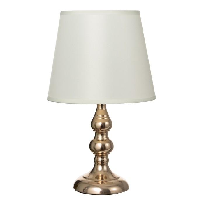 Лампа настольная Лампа настольная "Адель" 1х40Вт Е27 220В золото 21х21х37 см RISALUX