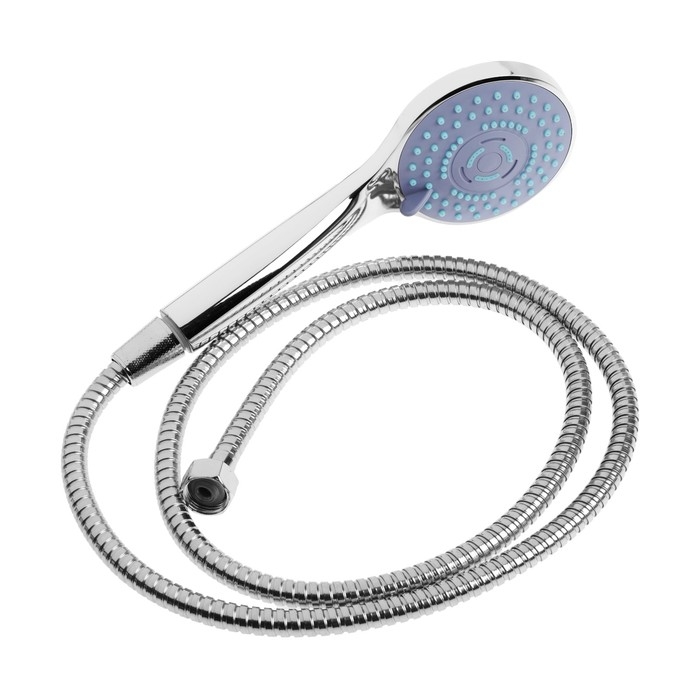 Смеситель для ванны ZEIN Z3850, двухвентильный, душевой набор, лейка 5 режимов, хром Смеситель для ванны ZEIN Z3850, двухвентильный, душевой набор, лейка 5 режимов, хром