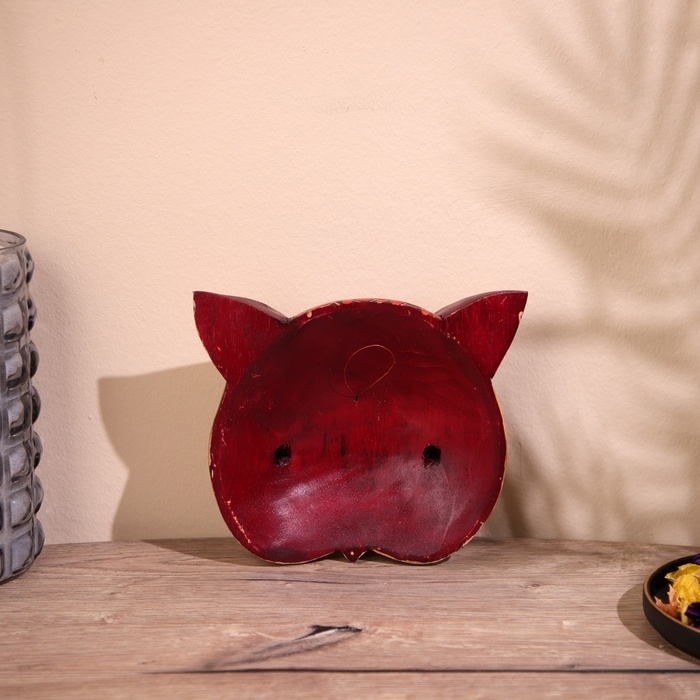 Маска Маска "Сова" дерево 21х17х8 см