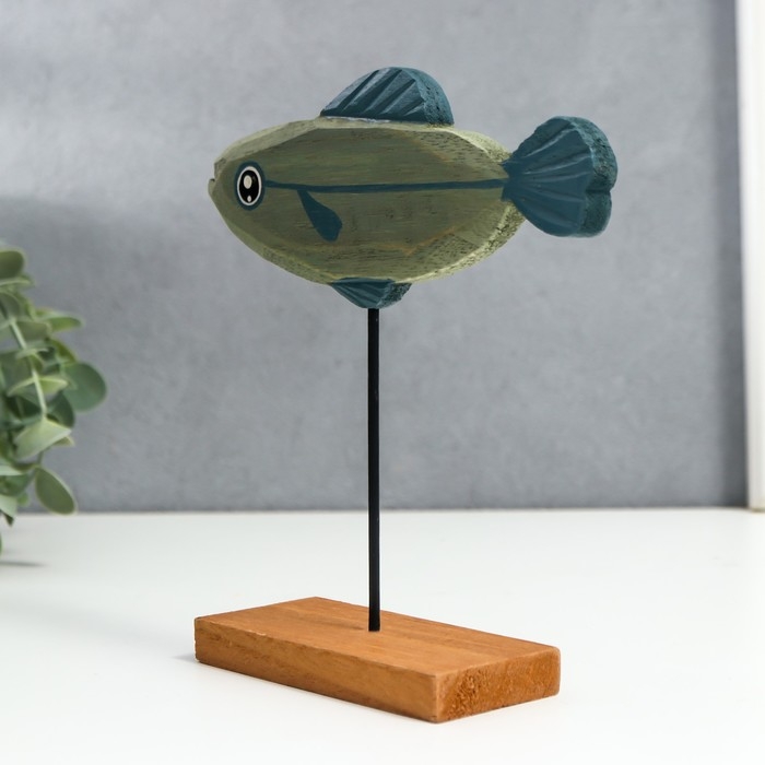 Сувенир дерево Сувенир дерево "Голубая рыбка" 16х4,5х18 см