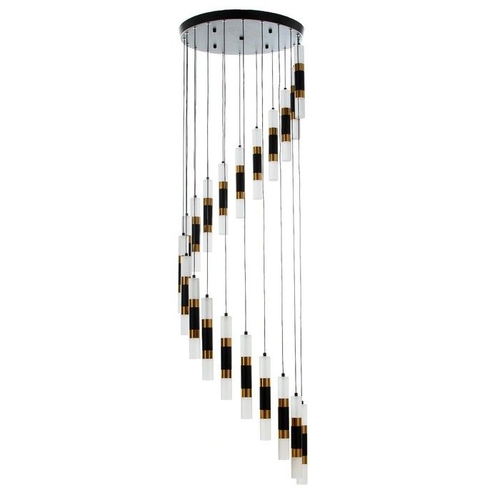 Светильник-каскад Светильник-каскад "Аселла" 20хLED 120Вт 4000К черный 70х70х250 см BayerLux