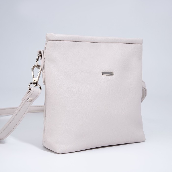 Сумка кросс-боди на молнии, цвет бежевый Сумка кросс-боди на молнии, цвет бежевый