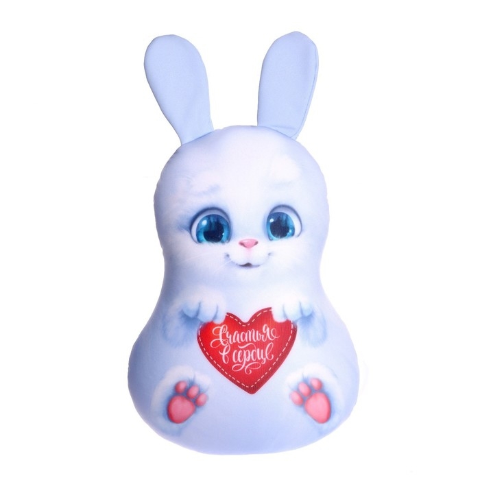 Игрушка антистресс, заяц «Зайка с сердечком» Игрушка антистресс, заяц «Зайка с сердечком»