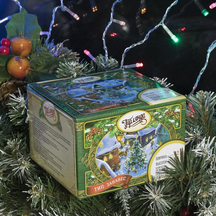 Гирлянда «Занавес» 2 × 1.5 м, IP20, прозрачная нить, 360 LED, свечение мульти, 8 режимов, 220 В Гирлянда «Занавес» 2 × 1.5 м, IP20, прозрачная нить, 360 LED, свечение мульти, 8 режимов, 220 В