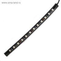 Подсветка салона 12 LED-5050, 22 см, пульт, светомузыка, мультисвет RGB, 4 шт