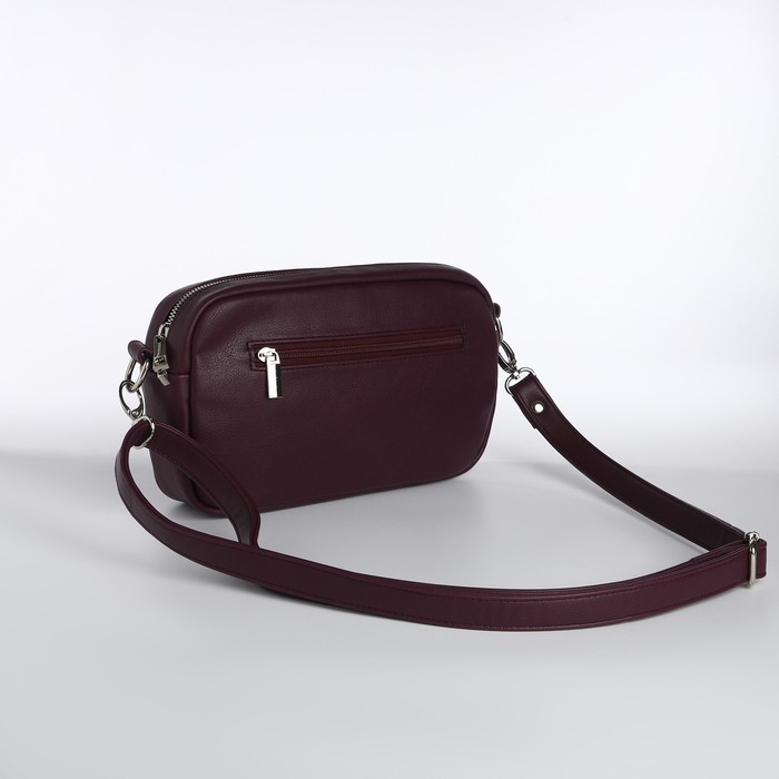 Сумка женская через плечо TEXTURA, маленький размер, цвет бордовый Сумка женская через плечо TEXTURA, маленький размер, цвет бордовый