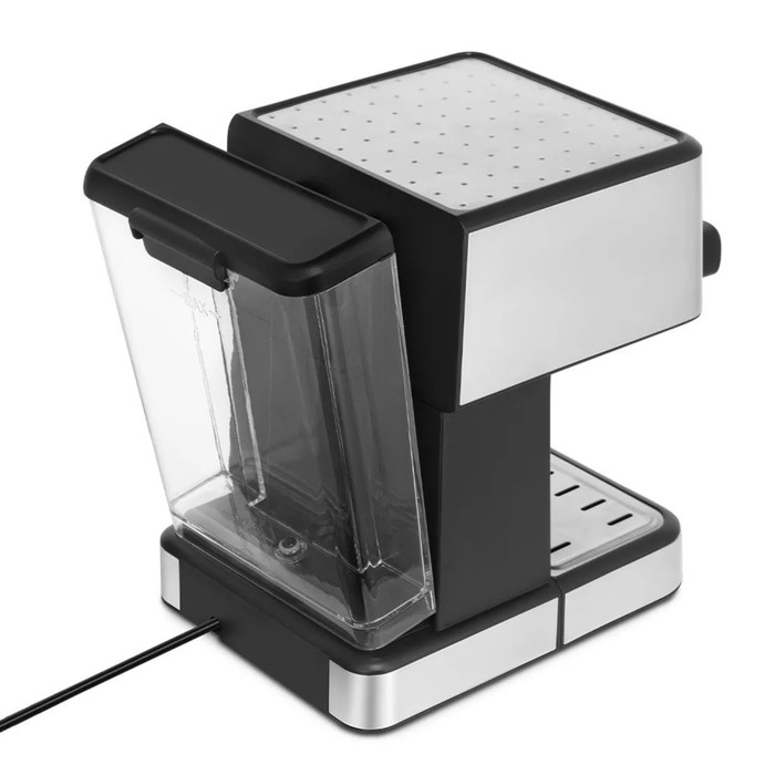 Кофеварка Kitfort КТ-7233, рожковая, 950 Вт, 1.5 л, капучинатор, чёрно-серебристая Кофеварка Kitfort КТ-7233, рожковая, 950 Вт, 1.5 л, капучинатор, чёрно-серебристая