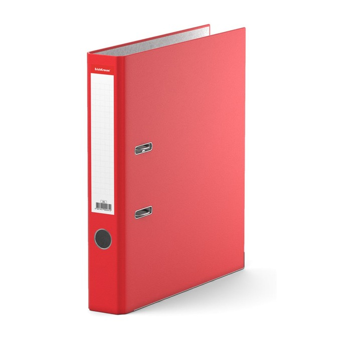 Папка-регистратор А4, 50 мм, ErichKrause Standard, бумвинил, с этикеткой на корешке, нижний металлический кант, красная Папка-регистратор А4, 50 мм, ErichKrause Standard, бумвинил, с этикеткой на корешке, нижний металлический кант, красная