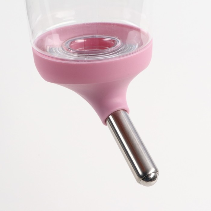 Поилка для грызунов, 350 мл, розовая Поилка для грызунов, 350 мл, розовая