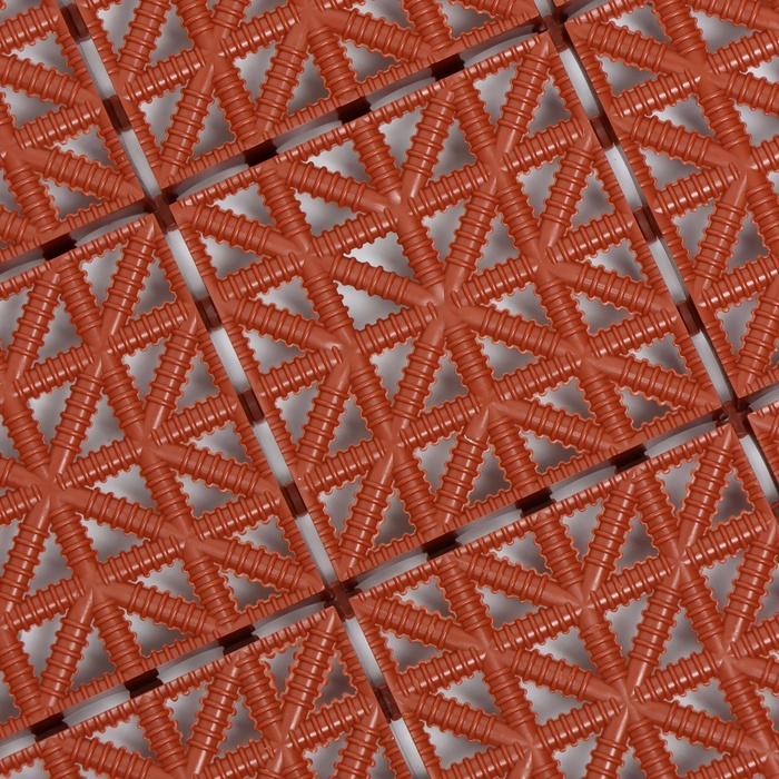 Универсальное покрытие ERFOLG H & G 33 х 33 см, терракот, набор 9 шт Универсальное покрытие ERFOLG H & G 33 х 33 см, терракот, набор 9 шт