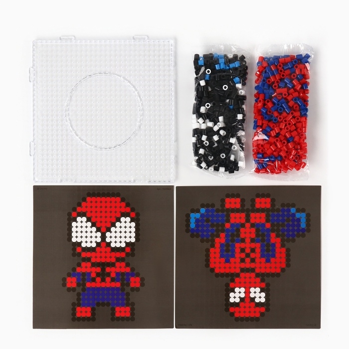 Набор мозаек 3 в 1 «Человек-паук», Авквамозаика, Термомозаика и мозаика из EVA, 4+ Набор мозаек 3 в 1 «Человек-паук», Авквамозаика, Термомозаика и мозаика из EVA, 4+