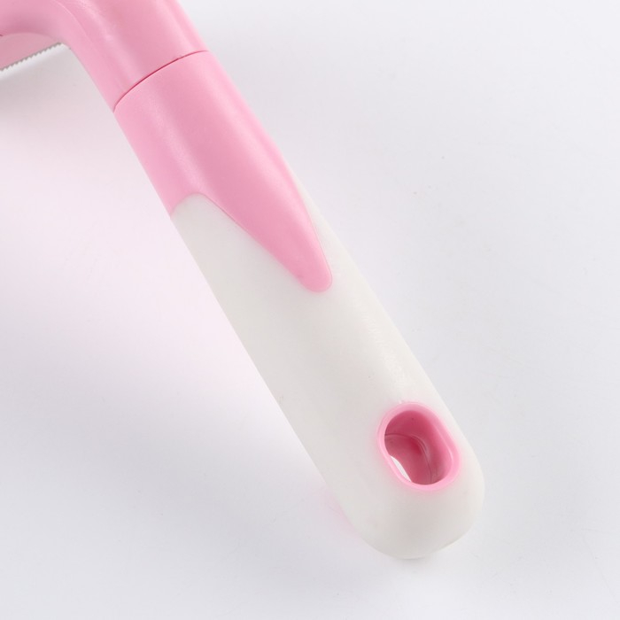 Дешеддер малый, лезвие шириной 4,5 см, розовый Дешеддер малый, лезвие шириной 4,5 см, розовый