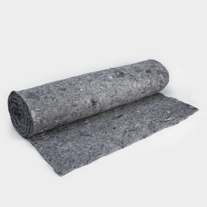 Полотно нетканое, 2,5 мм, ширина 75 см, 10 м.п., плотность 180 г/м2, серое Полотно нетканое, 2,5 мм, ширина 75 см, 10 м.п., плотность 180 г/м2, серое