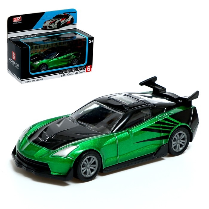 Машина металлическая «Гоночная», инерция, МИКС Машина металлическая «Гоночная», инерция, МИКС