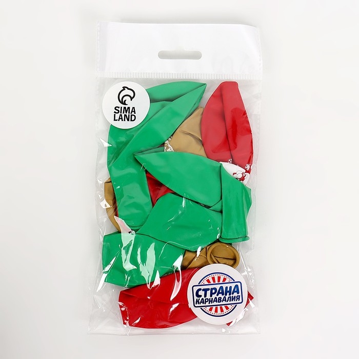 Воздушный шар латексный 12 Воздушный шар латексный 12" «С Новым Годом», 10 шт.