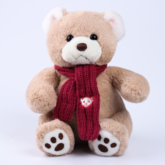 Новогодняя мягкая игрушка Little Friend, мишка с розовыми шарфом, 20 см Новогодняя мягкая игрушка Little Friend, мишка с розовыми шарфом, 20 см