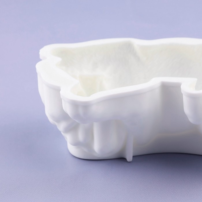 Молд «Пёсик», силикон, 9,5×7×3,2 см, цвет белый Молд «Пёсик», силикон, 9,5×7×3,2 см, цвет белый