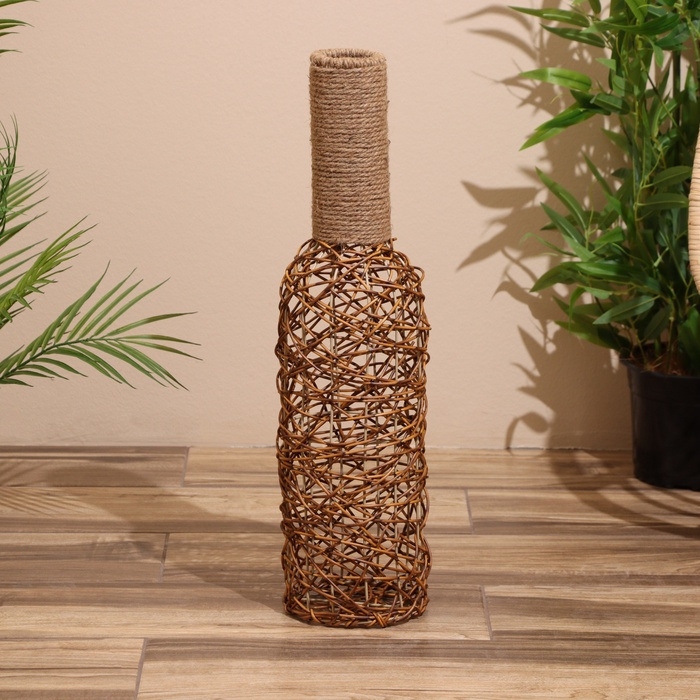 Ваза плетёная, напольная 15х15х60 см Ваза плетёная, напольная 15х15х60 см
