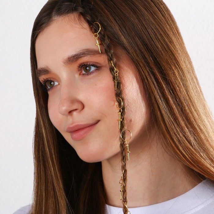 Заколки пирсинг для волос «Для самой дерзкой», 6 шт. Заколки пирсинг для волос «Для самой дерзкой», 6 шт.