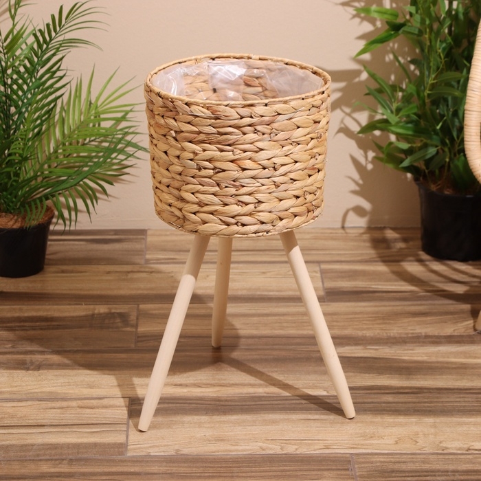 Набор плетёных кашпо, 3 шт, высота 36х36х56 см Набор плетёных кашпо, 3 шт, высота 36х36х56 см