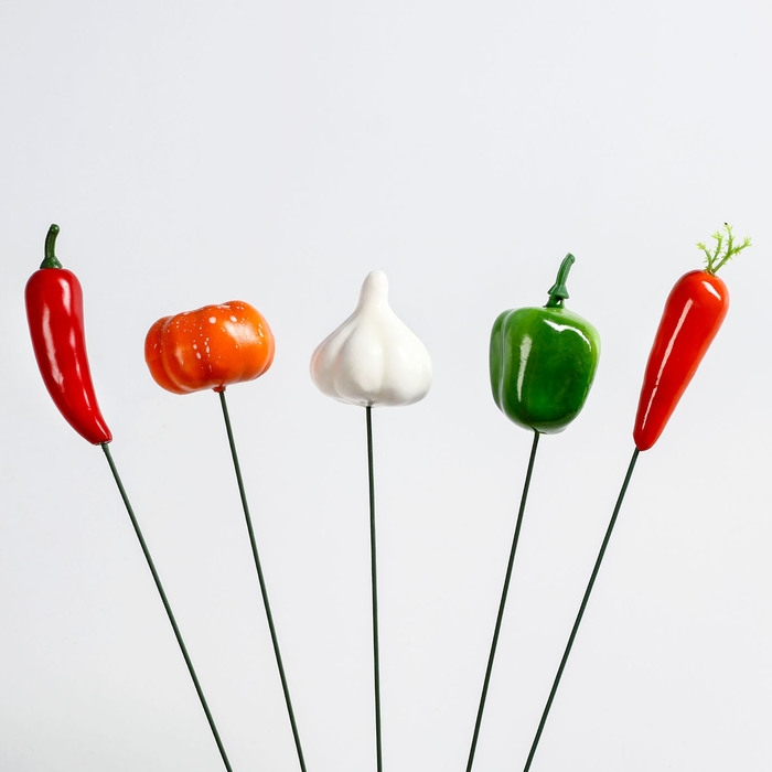 Набор штекеров Набор штекеров "Овощи" 5шт, 3х25см