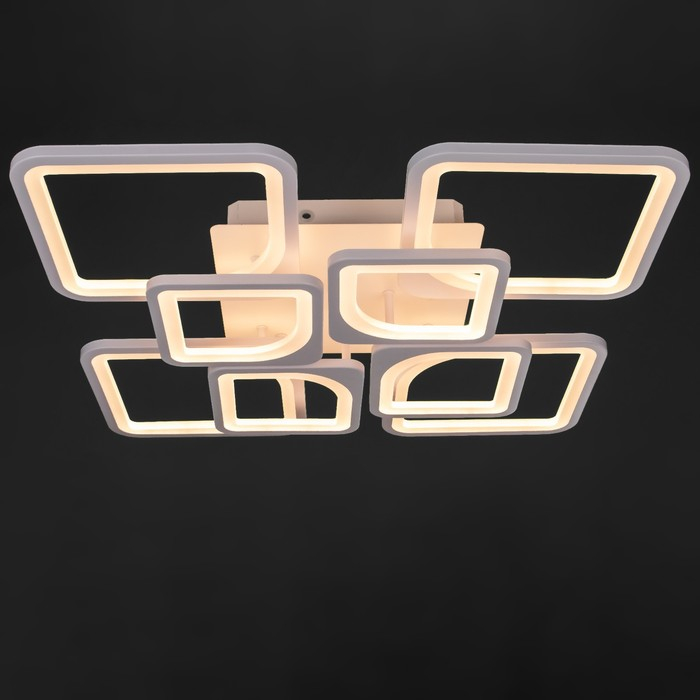 Люстра с ПДУ 59112/8WT LED 240Вт 3000-6000К диммер белый 55х55х10 см BayerLux