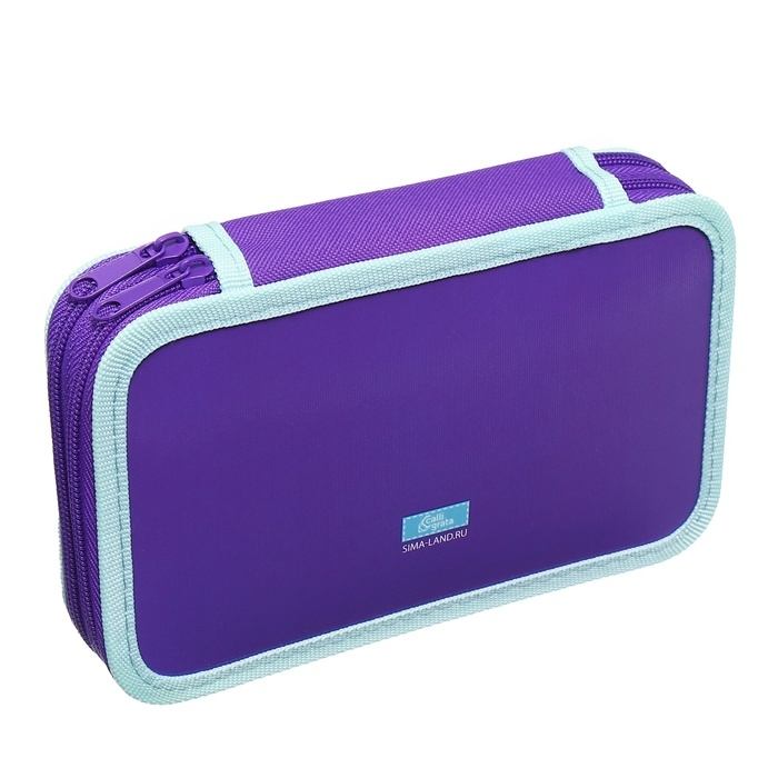 Пенал 2 секции, 125 х 205 х 40 мм, Calligrata 30П26/2  Пенал 2 секции, 125 х 205 х 40 мм, Calligrata 30П26/2 "Сиба", ламинированный картон