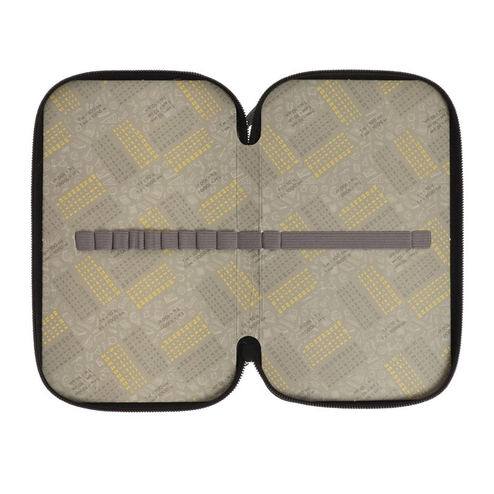 Пенал 2 секции, 125 х 205 х 40 мм, 81П26/2 Calligrata Пенал 2 секции, 125 х 205 х 40 мм, 81П26/2 Calligrata "Тачка" (объемный 3D-рисунок с эффектом металлика)