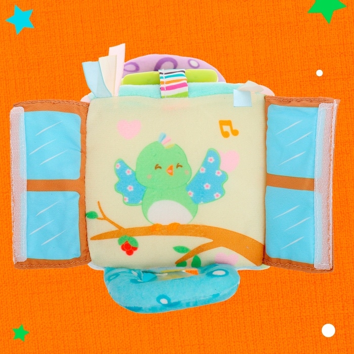 Подвеска мягкая «Бизикубик», на кроватку и коляску Подвеска мягкая «Бизикубик», на кроватку и коляску