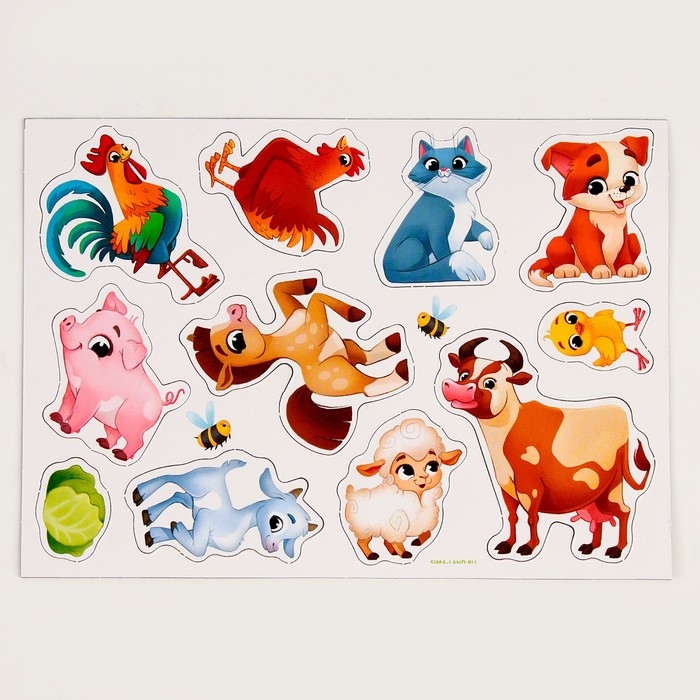 Магнитная игра «Животные фермы» Магнитная игра «Животные фермы»