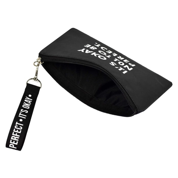 Пенал мягкий, 1 отделение, 100 х 195 мм, плоский, светоотражающий элемент, Феникс Пенал мягкий, 1 отделение, 100 х 195 мм, плоский, светоотражающий элемент, Феникс "Твои правила" чёрный 64975