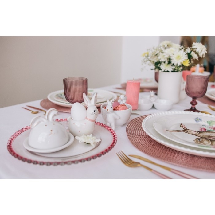 Тарелка - блюдо подстановочное «Розе», 27,5×27,5×2 см Тарелка - блюдо подстановочное «Розе», 27,5×27,5×2 см