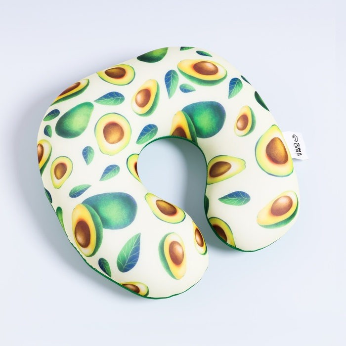 Подушка для путешествий антистресс «Сочные авокадо» Подушка для путешествий антистресс «Сочные авокадо»