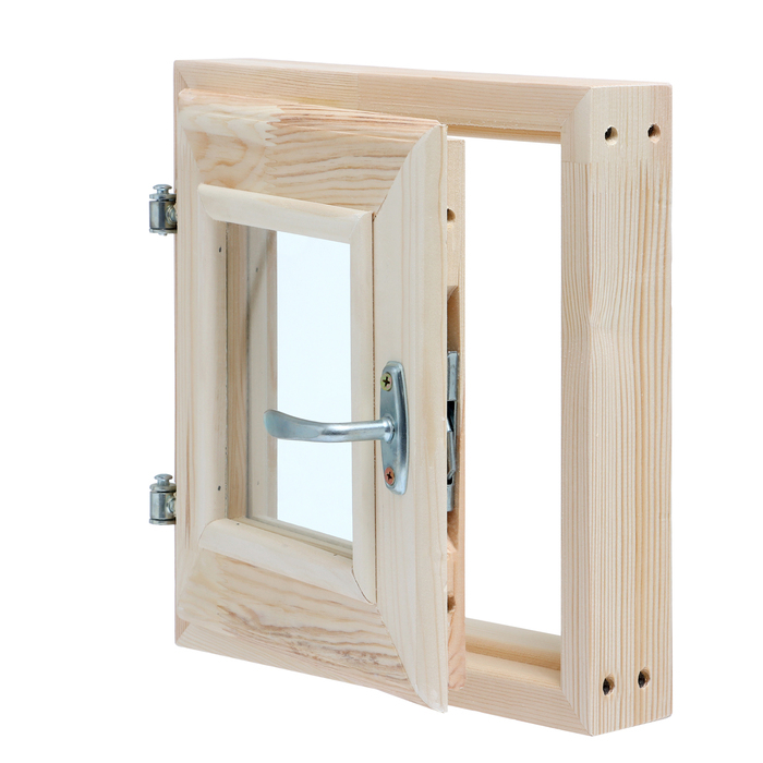 Окно, 30×30см, двойное стекло ХВОЯ Окно, 30×30см, двойное стекло ХВОЯ