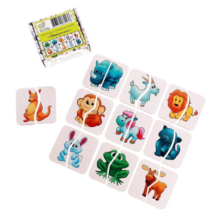 Картинки-половинки «Зверушки» Картинки-половинки «Зверушки»