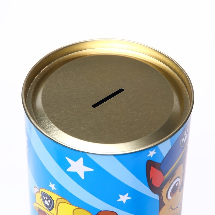 Копилка металлическая, XXL, 20,5 см х 12 см х 12 см Копилка металлическая, XXL, 20,5 см х 12 см х 12 см "Спасатели", Щенячий патруль