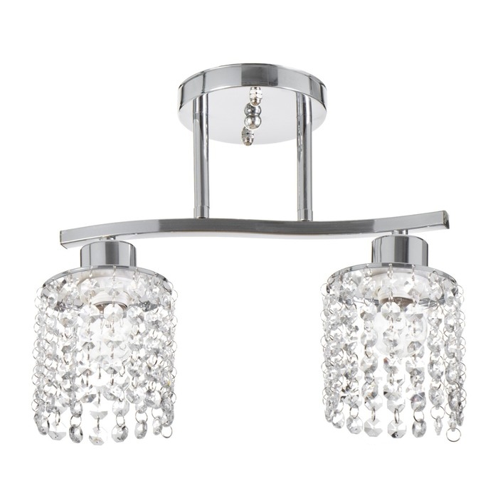 Люстра 2790/2 E27 40Вт хром 48х15х10 см BayerLux Люстра 2790/2 E27 40Вт хром 48х15х10 см BayerLux