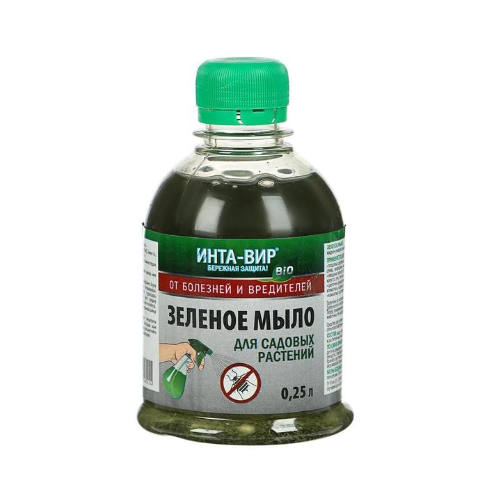 Фунгицид Зеленое мыло Инта Вир, 250 мл Фунгицид Зеленое мыло Инта Вир, 250 мл